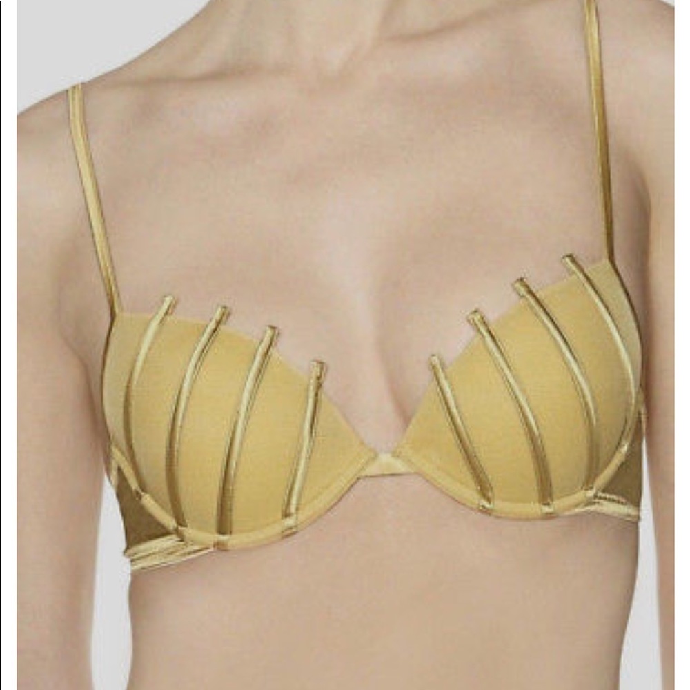 La perla golden bra - Picture 1 of 7